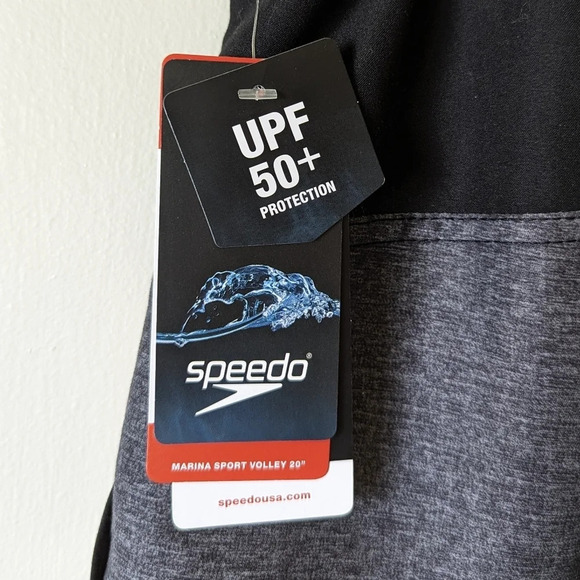 Speedo Marina Sport Volley 20" Swim Trunks Mens Large - Picture 4 of 7